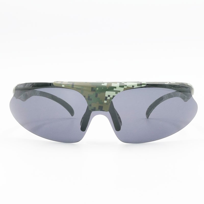 數位迷彩運動太陽眼鏡｜鏡片可上掀、可框近視鏡片，客製化偏光運動太陽眼鏡