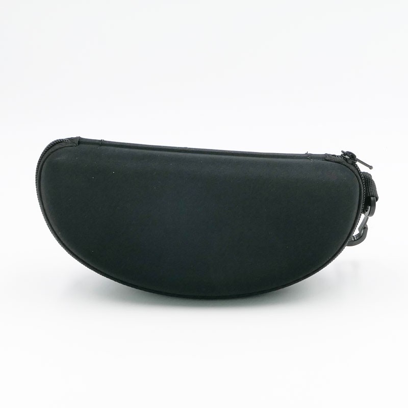 眼鏡拉鍊盒-黑色EVA眼鏡盒，附掛勾